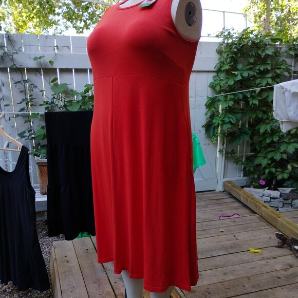 Mondetta sleeveless mid-length dress Orange Size xl - Picture 3 of 7